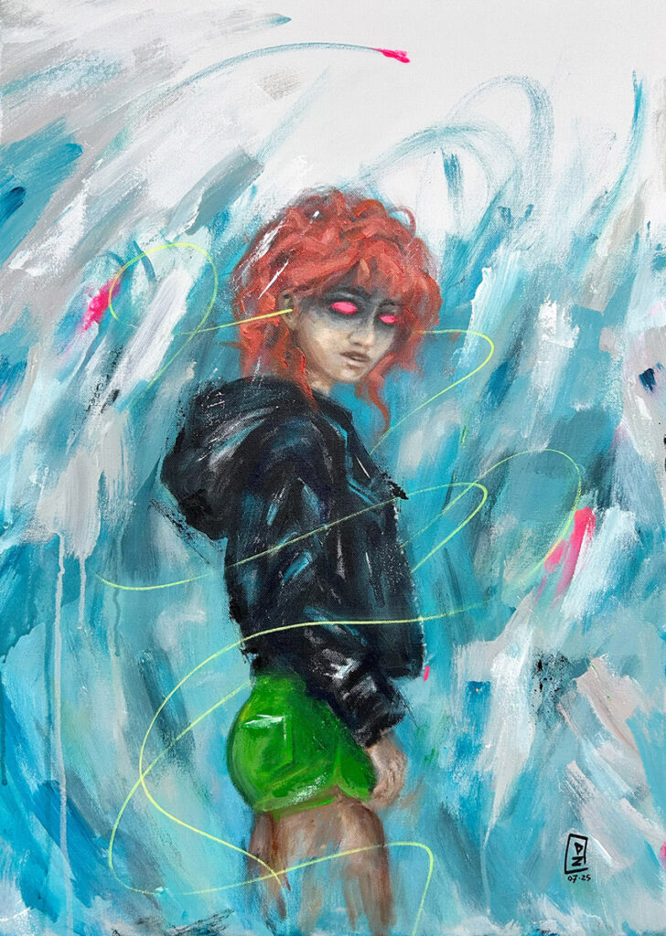 Pierre Zoller - Figurative Art - Right Here